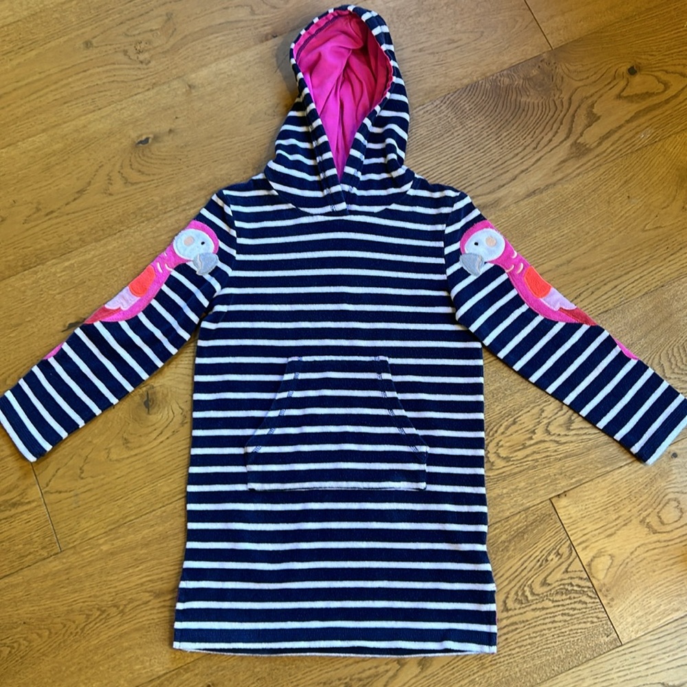 Mini Boden Terry cloth swim coverup size 7/8
